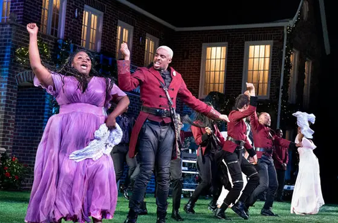 A scene from the play Much Ado About Nothing